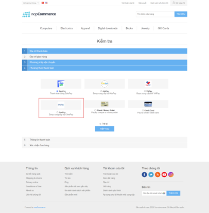 Ảnh của Plugin thanh toán OnePay cho NopCommerce